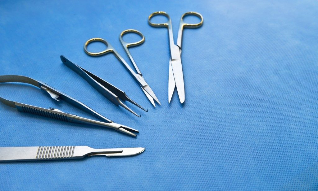Metal surgical tools