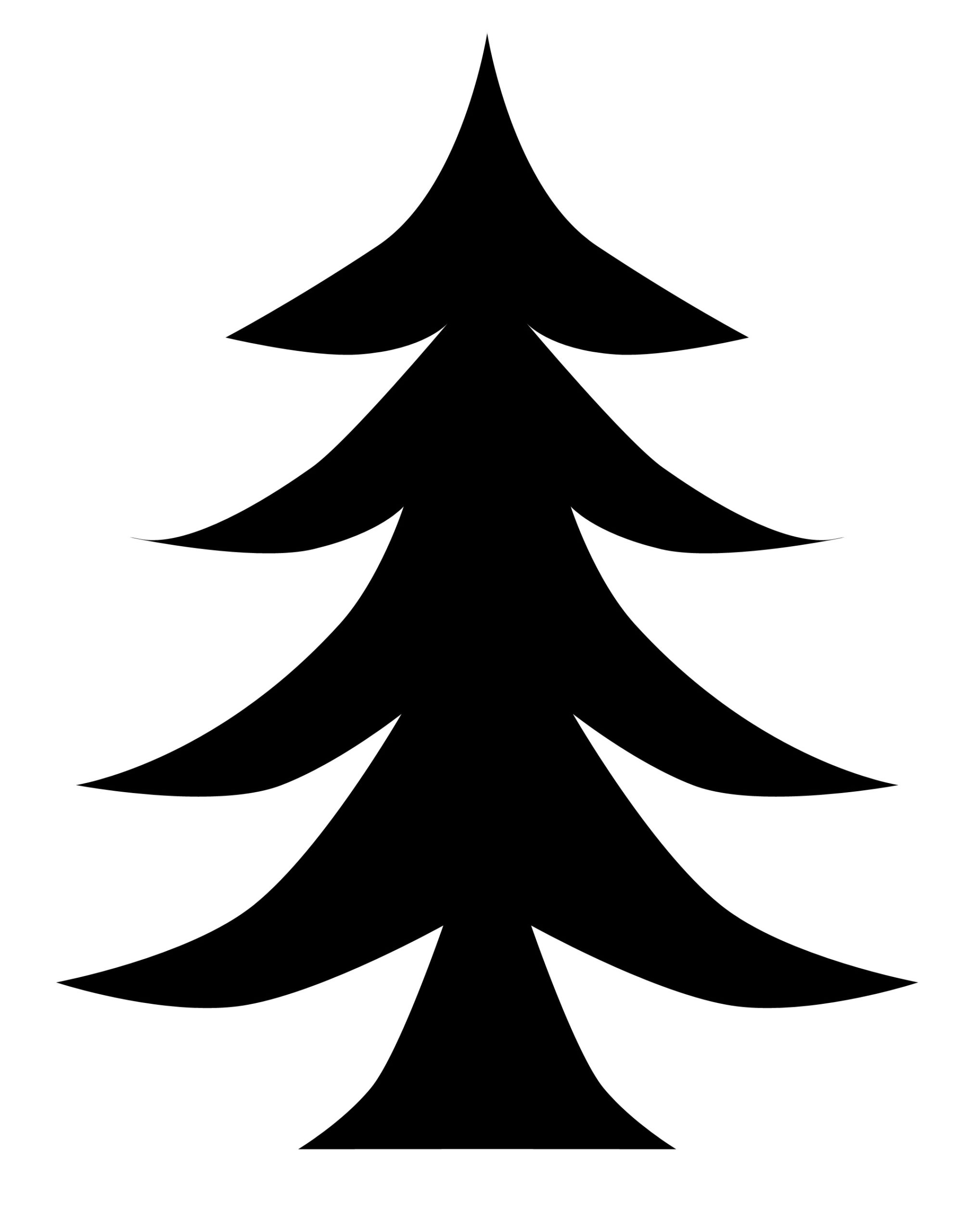 black christmas tree concept